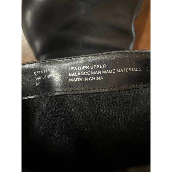COLIN STUART Knee High Black Leather Stiletto Boots Size 8.5 38.5 Shoes Tall - Picture 4 of 7